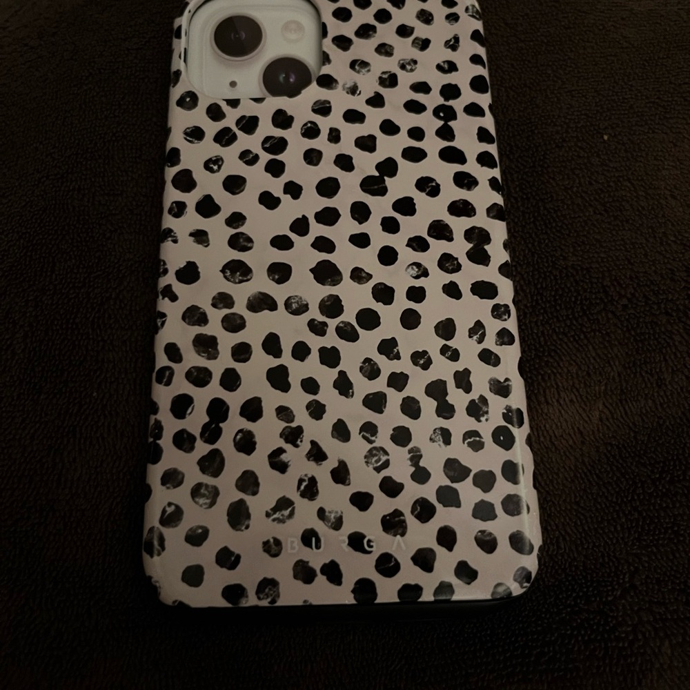 Black and White Dalmatian Print Phone Case